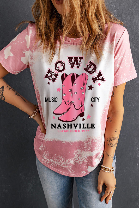 Cowboy Boots Graphic Short Sleeve Tee - AllIn Computer
