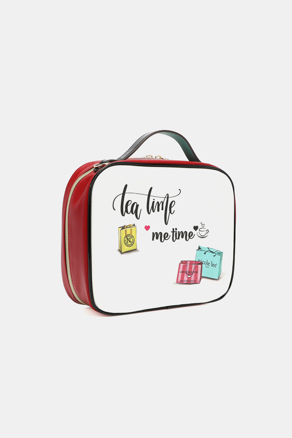 Nicole Lee USA Printed Handbag with Three Pouches - AllIn Computer