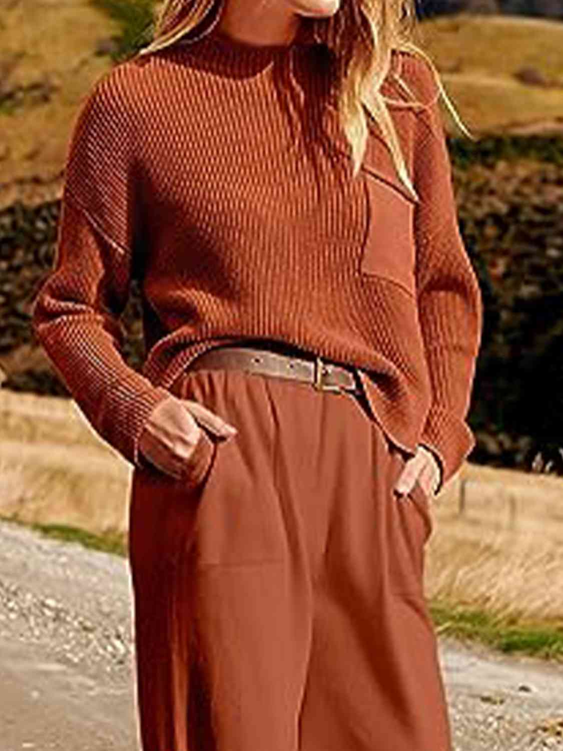 Knit Top and Joggers Set - AllIn Computer