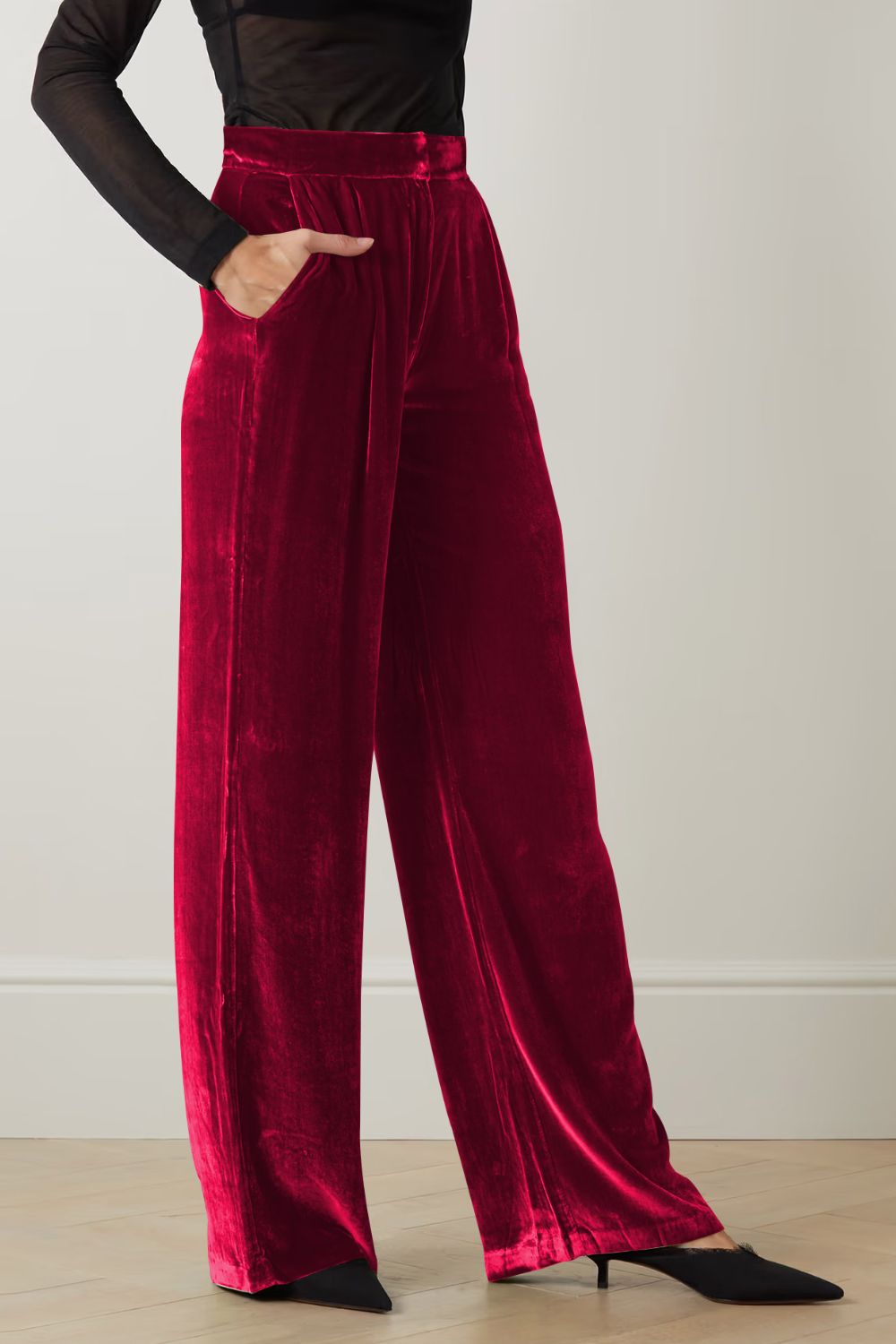 Double Take Loose Fit High Waist Long Pants with Pockets | CLOTHING,SHOES & ACCESSORIES | Double Take, pants, Ship From Overseas, Shipping Delay 09/29/2023 - 10/02/2023, Women's Apparel, women's clothing, women's fashion | Trendsi