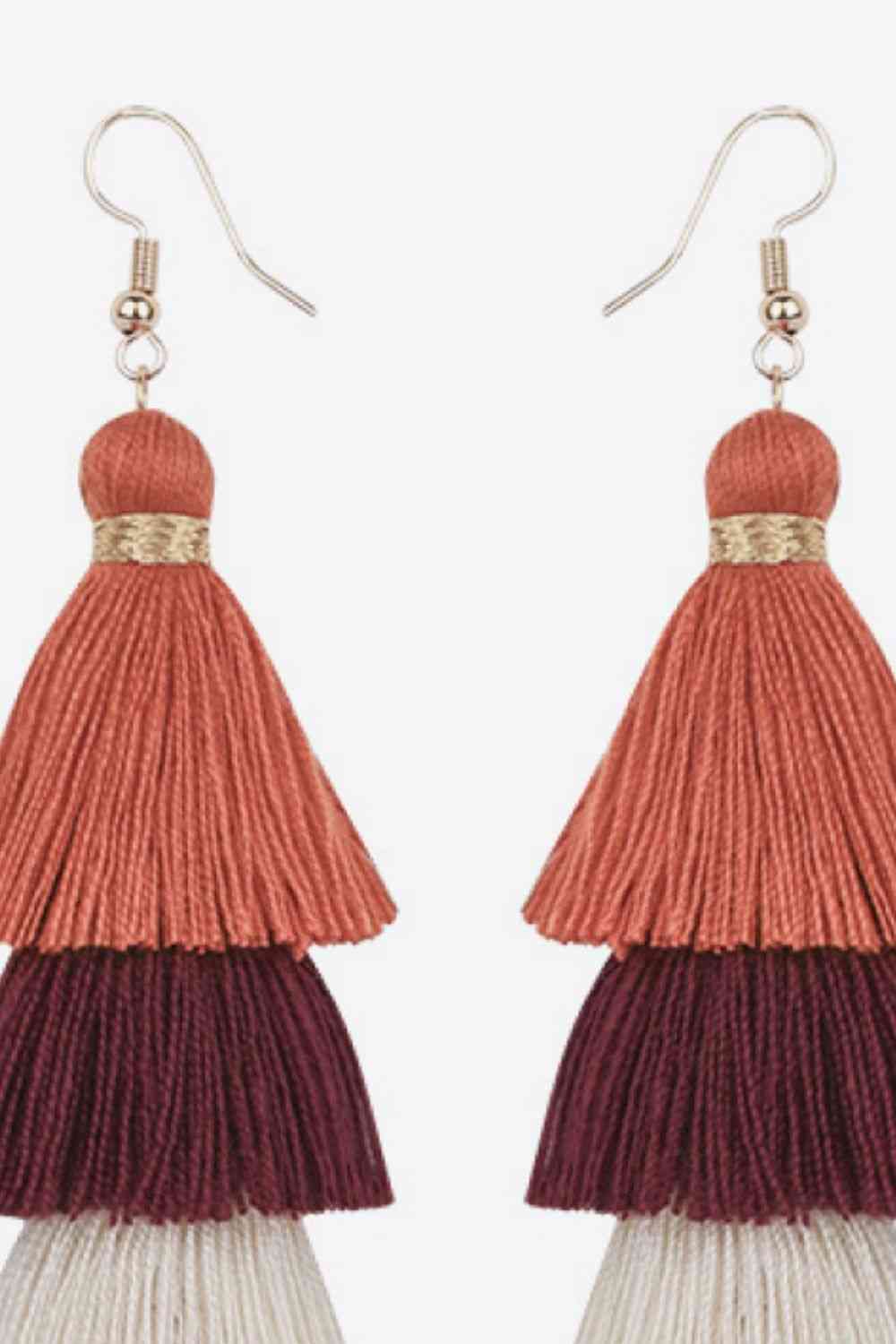 Layered Tassel Earrings - AllIn Computer