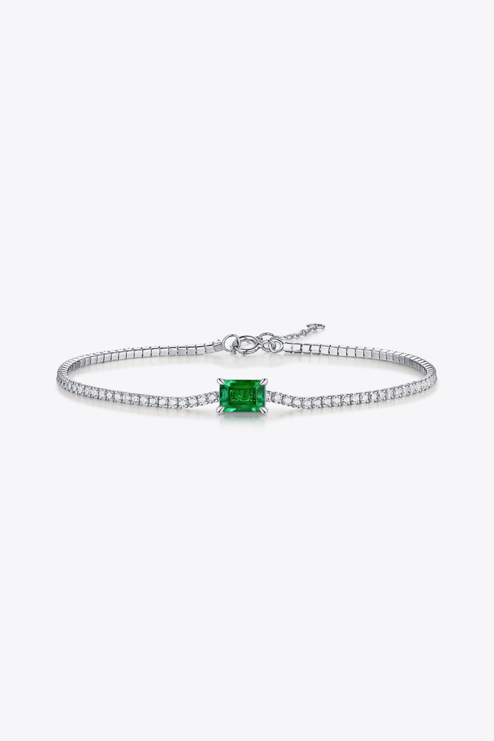 Adored 1 Carat Lab-Grown Emerald Bracelet - AllIn Computer