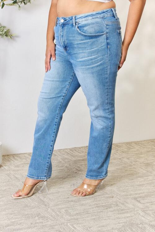 RISEN Full Size Mid Rise Skinny Jeans - AllIn Computer