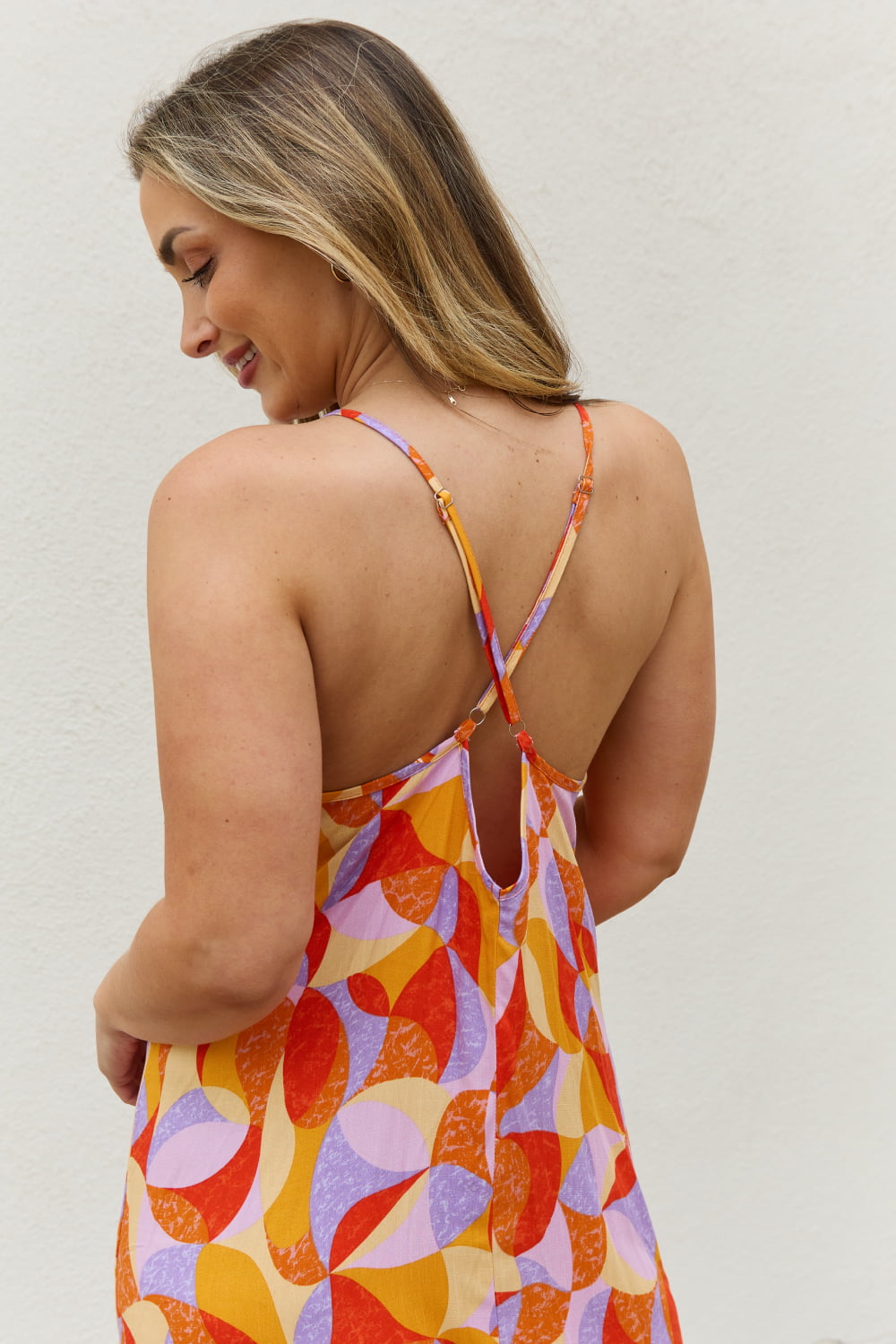 And The Why Full Size Printed Sleeveless Maxi Dress - AllIn Computer