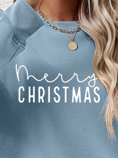 MERRY CHRISTMAS Dropped Shoulder Sweatshirt - AllIn Computer