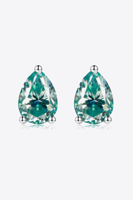 2 Carat Moissanite Teardrop Earrings - AllIn Computer
