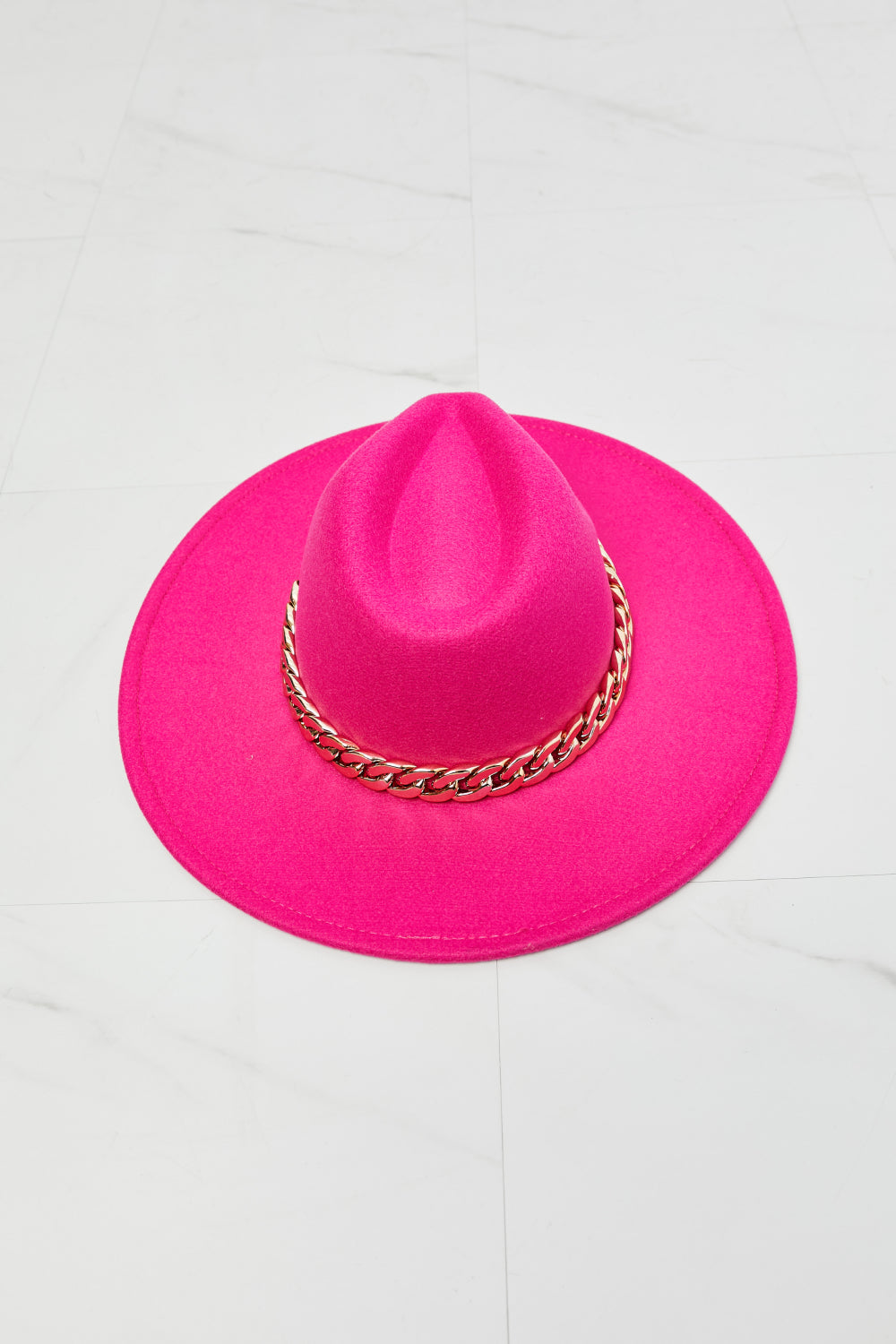 Fame Keep Your Promise Fedora Hat in Pink - AllIn Computer