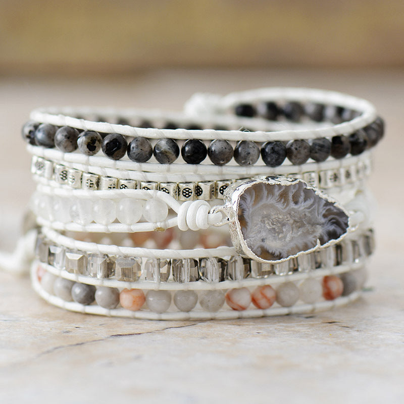 Natural Stone Layered Bracelet - AllIn Computer