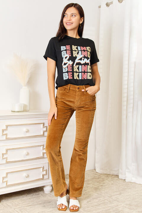 Simply Love BE KIND Graphic Round Neck T-Shirt - AllIn Computer