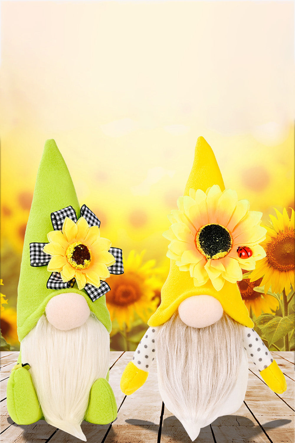 Random 3-Pack Sunflower Faceless Gnomes - AllIn Computer