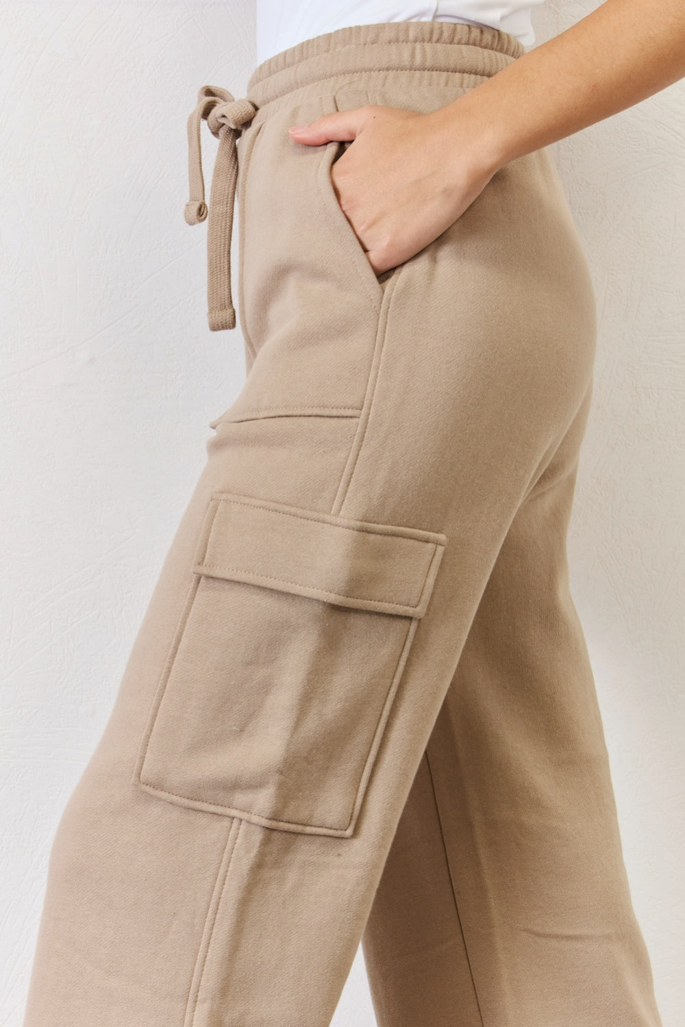 RISEN High Waist Cargo Wide Leg Pants - AllIn Computer