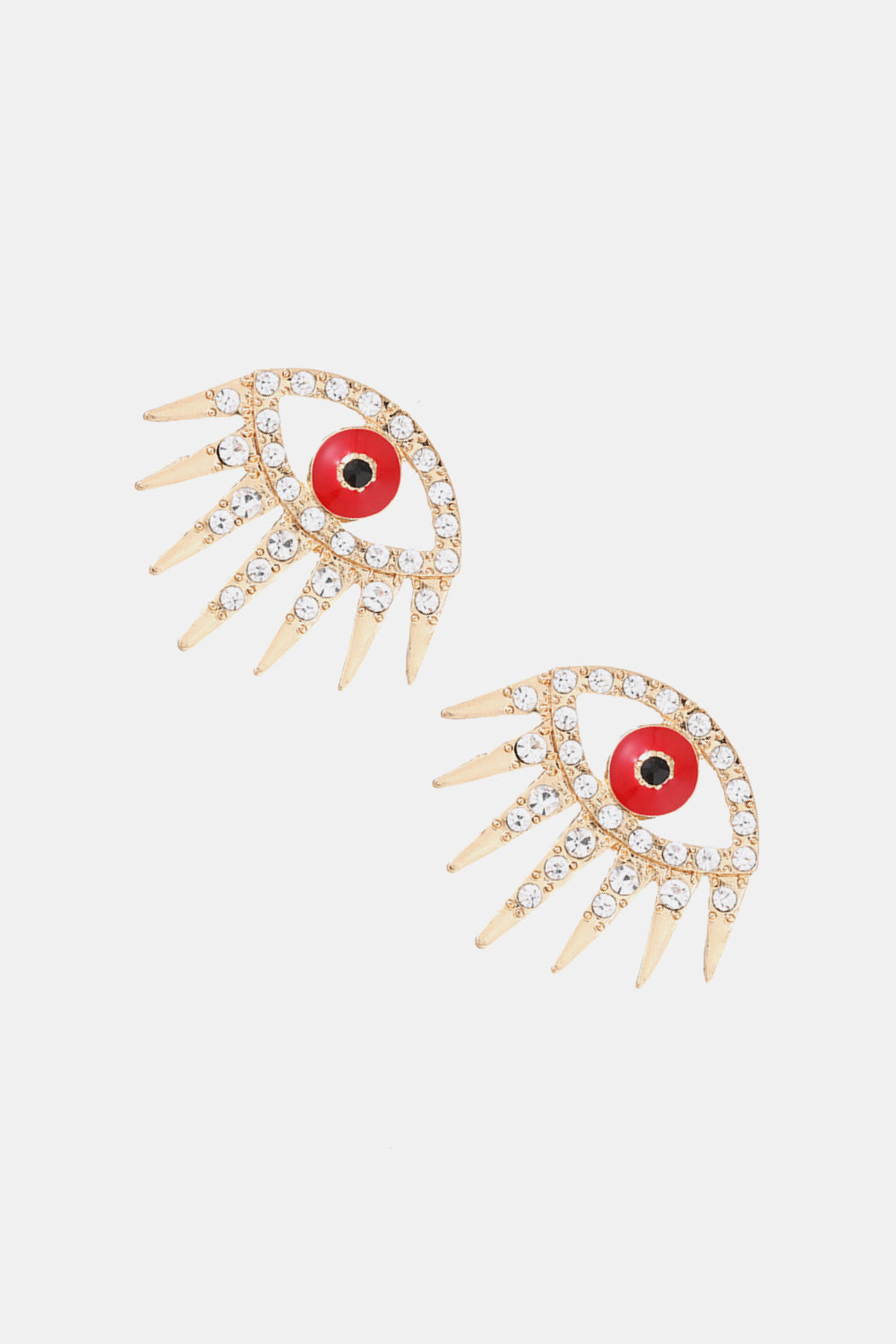 Evil Eye Rhinestone Dangle Earrings - AllIn Computer