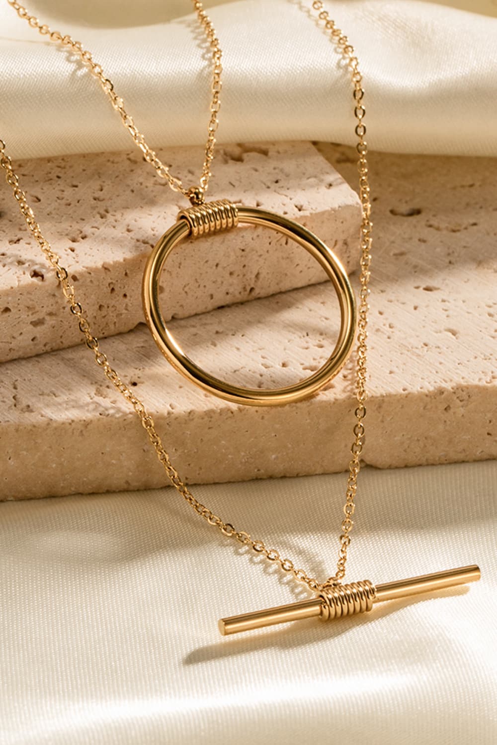 Double-Layered Stainless Steel Necklace - AllIn Computer