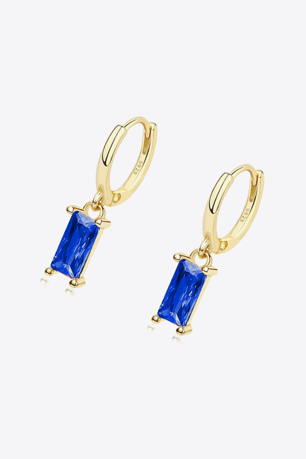 Retro 925 Sterling Silver Cubic Zirconia Drop Earrings - AllIn Computer