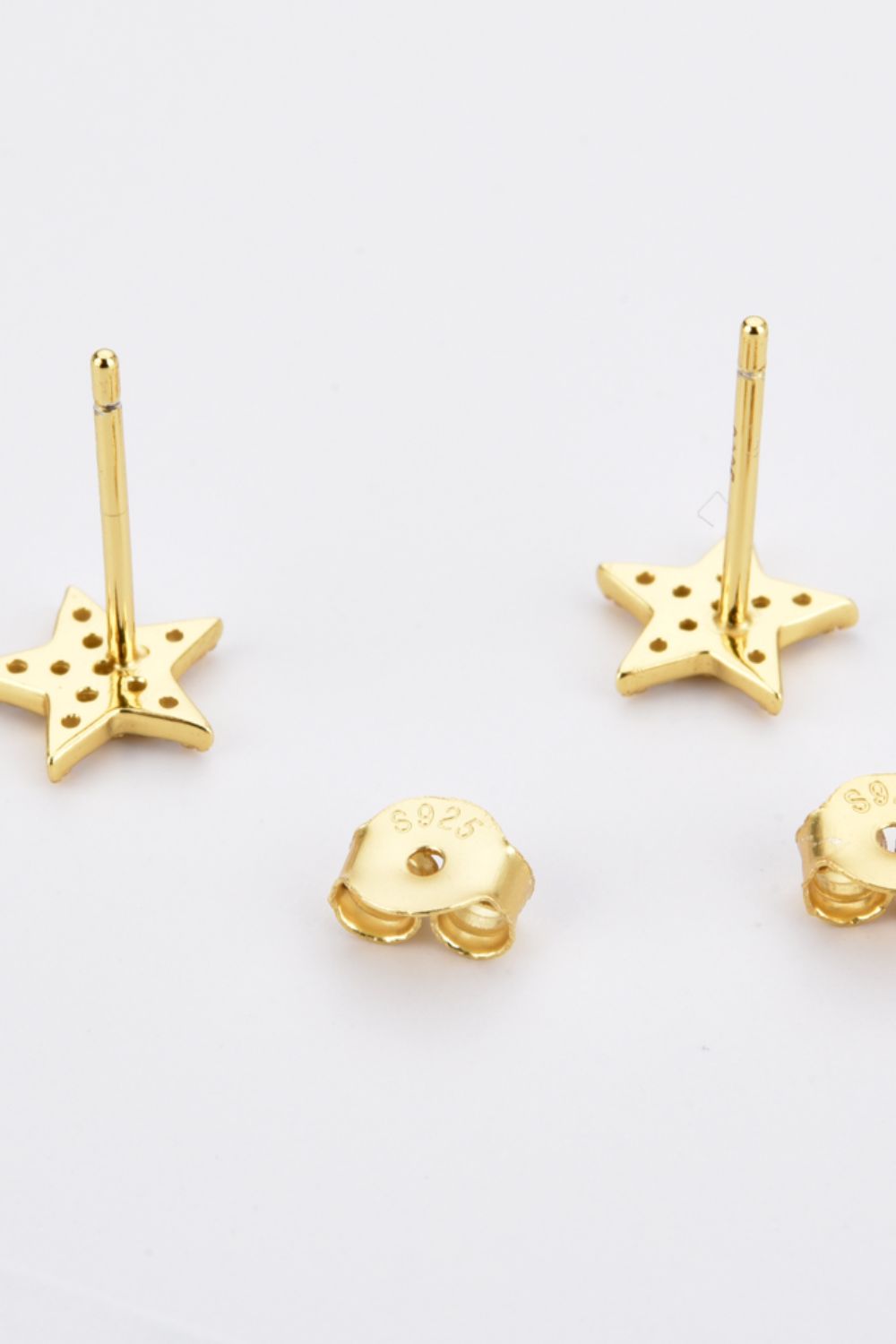 Zircon Decor Star Stud Earrings - AllIn Computer