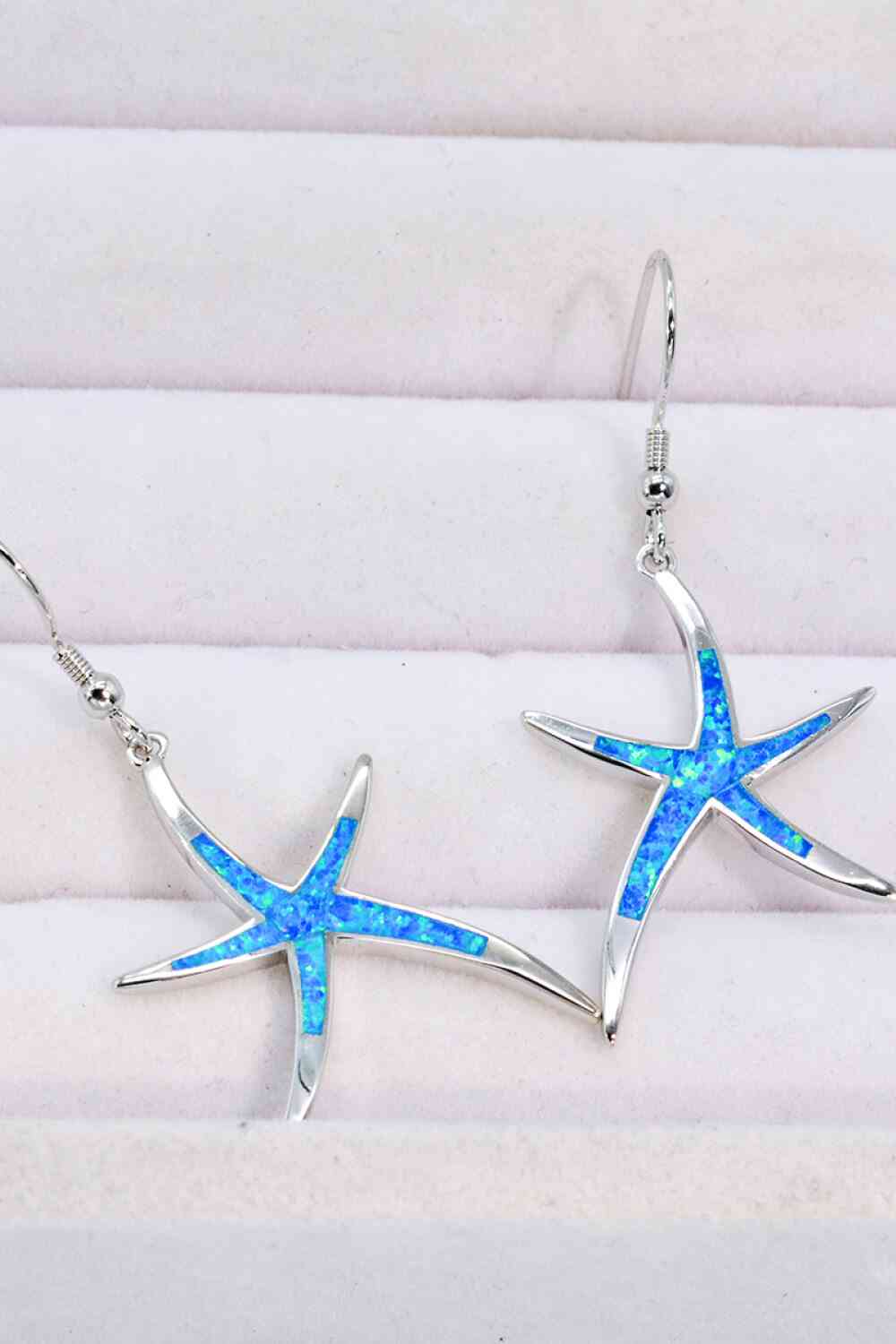 Opal Starfish Drop Earrings - AllIn Computer
