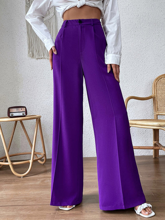 High Waist Wide Leg Pants - AllIn Computer