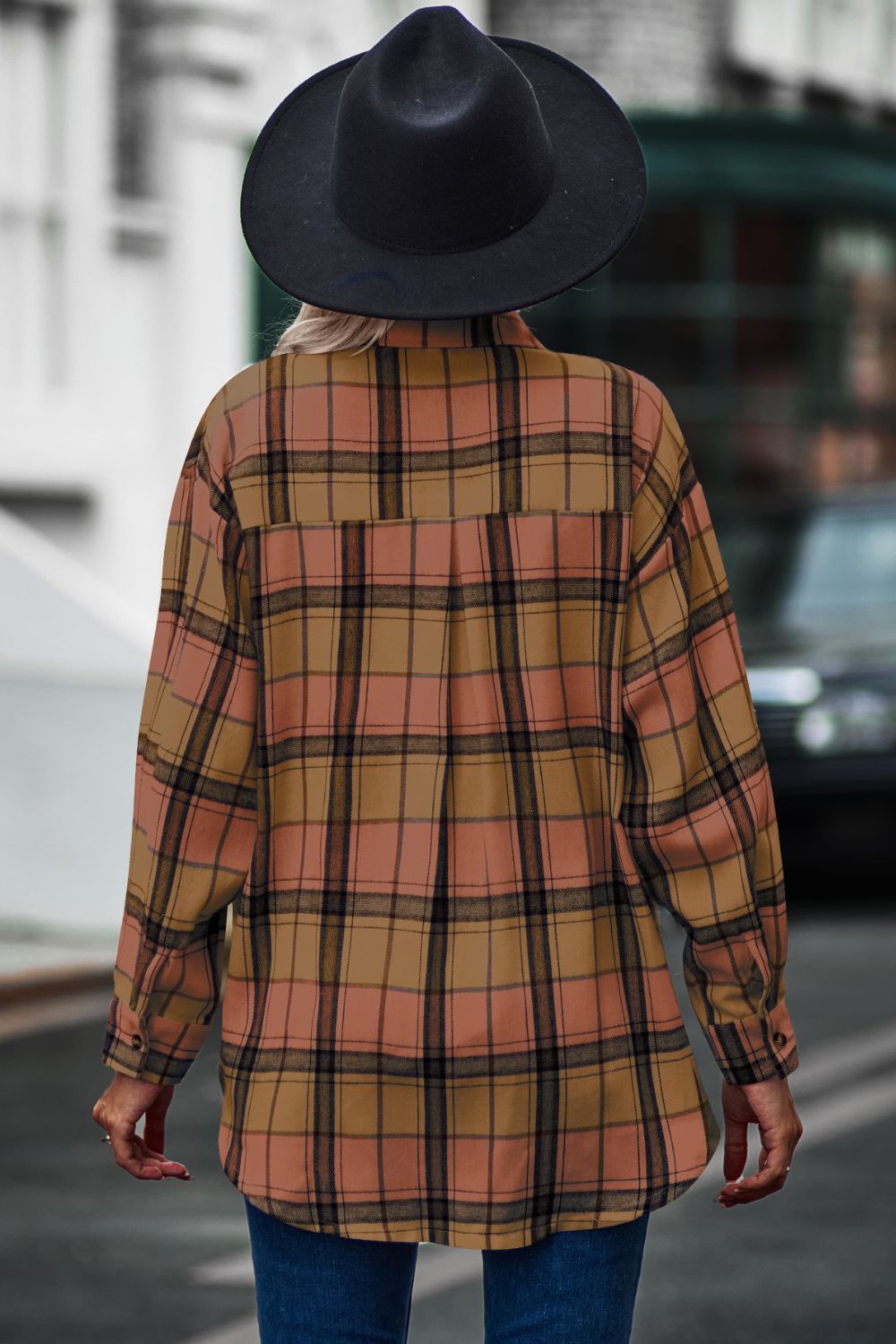 Plaid Long Sleeve Shirt - AllIn Computer