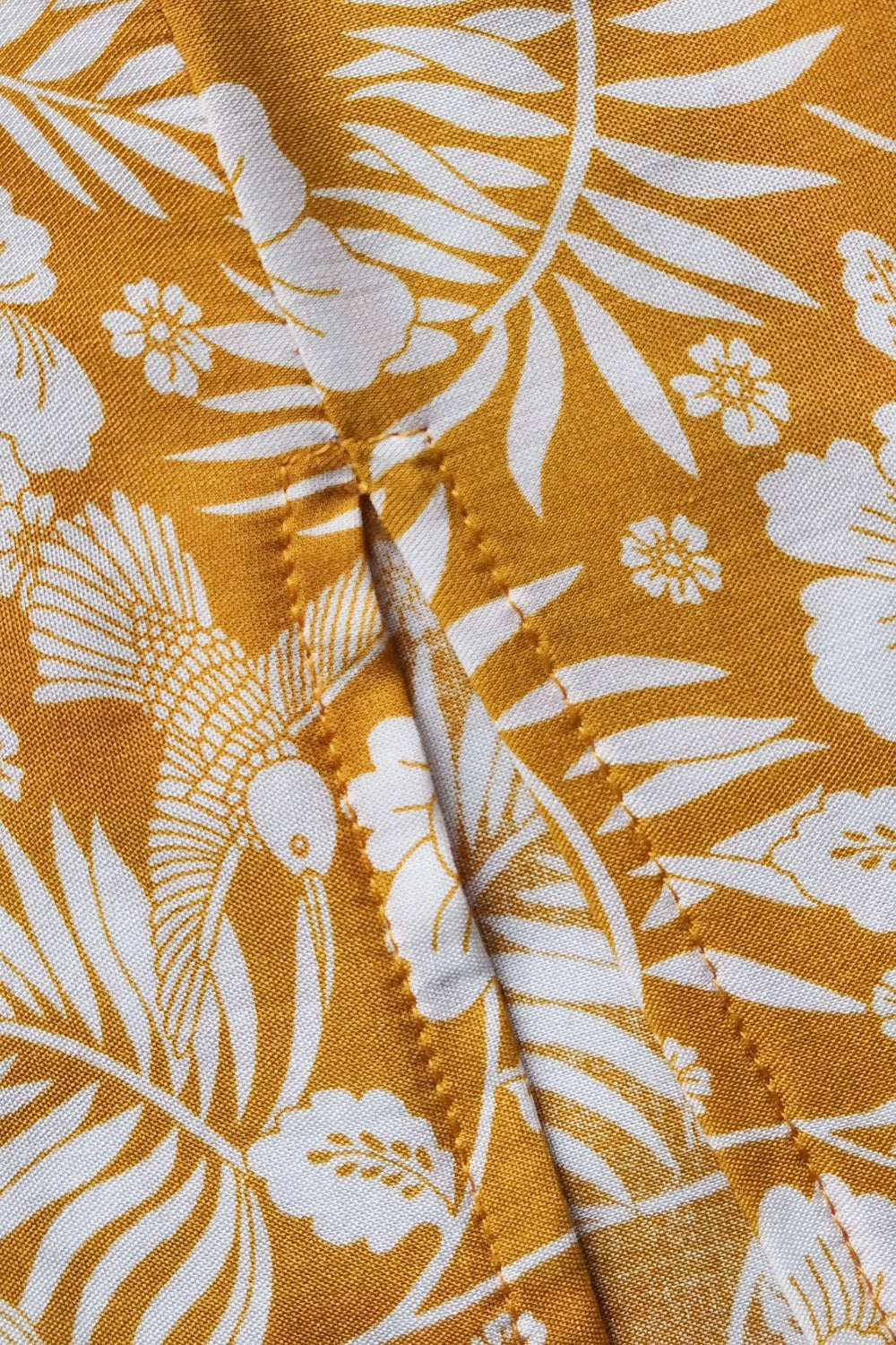 Printed Half Sleeve Top and Slit Skirt Set - AllIn Computer