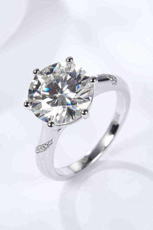 5 Carat  Moissanite Solitaire Ring - AllIn Computer