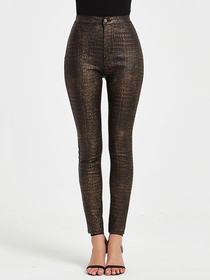 Full Size Buttoned Long Jeans - AllIn Computer