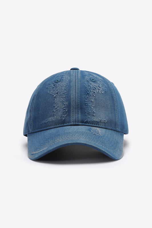 Distressed Adjustable Baseball Cap | CLOTHING,SHOES & ACCESSORIES | Accessories, baseball caps, hat, Ship From Overseas, WS | Trendsi