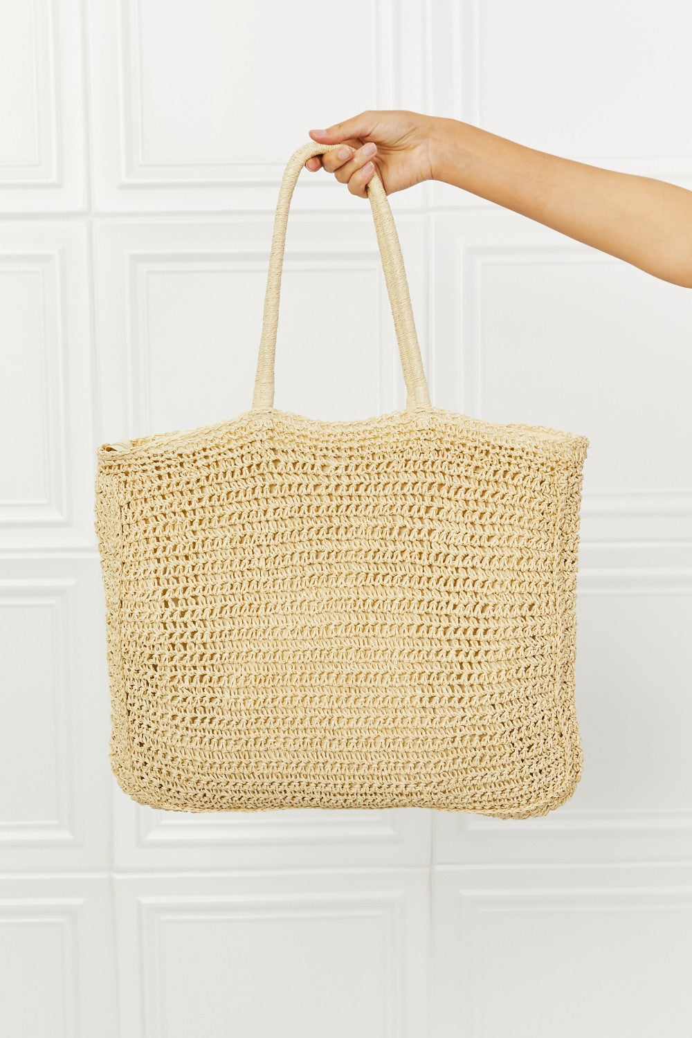 Fame Off The Coast Straw Tote Bag - AllIn Computer