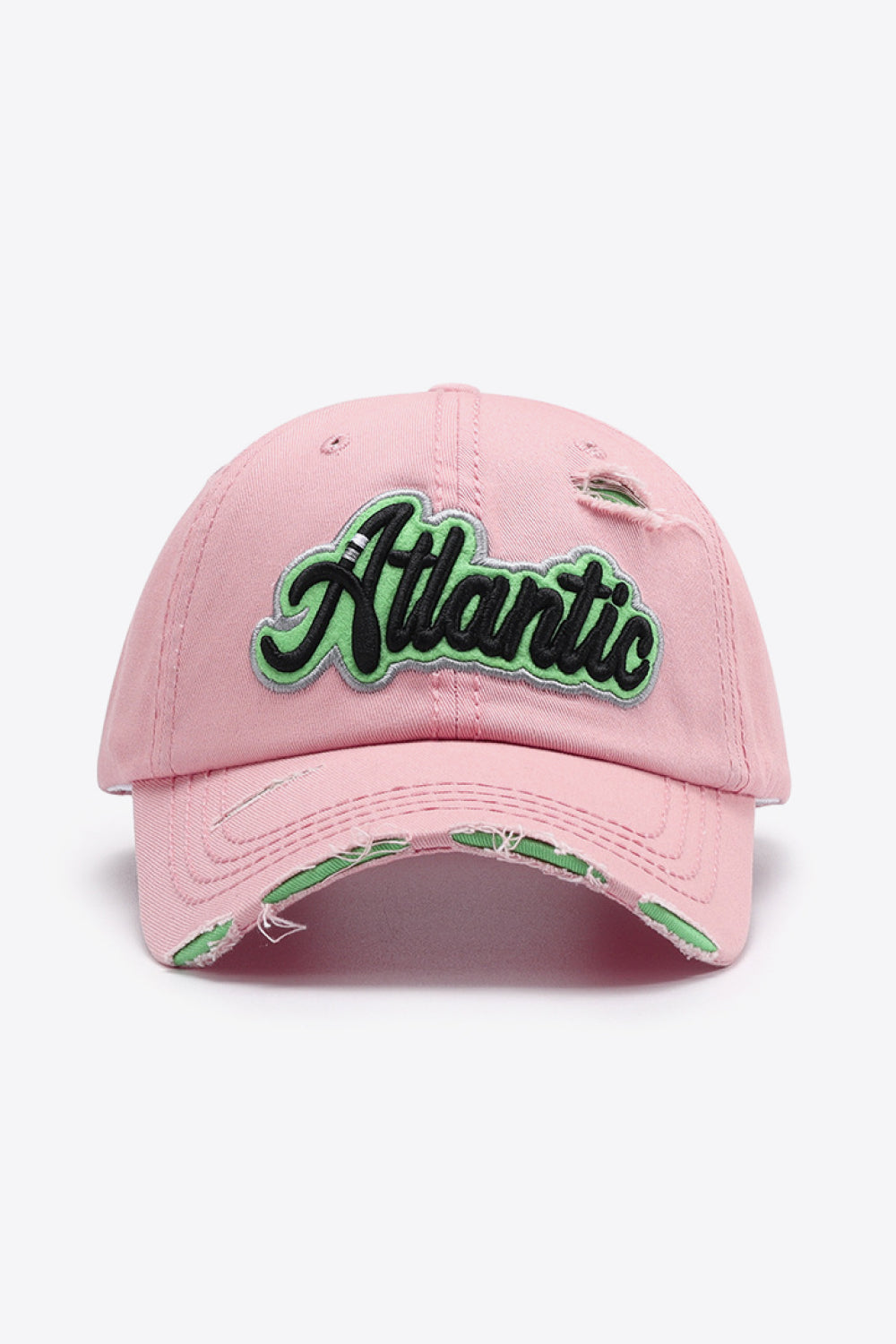 ATLANTIC Graphic Distressed Baseball Cap - AllIn Computer