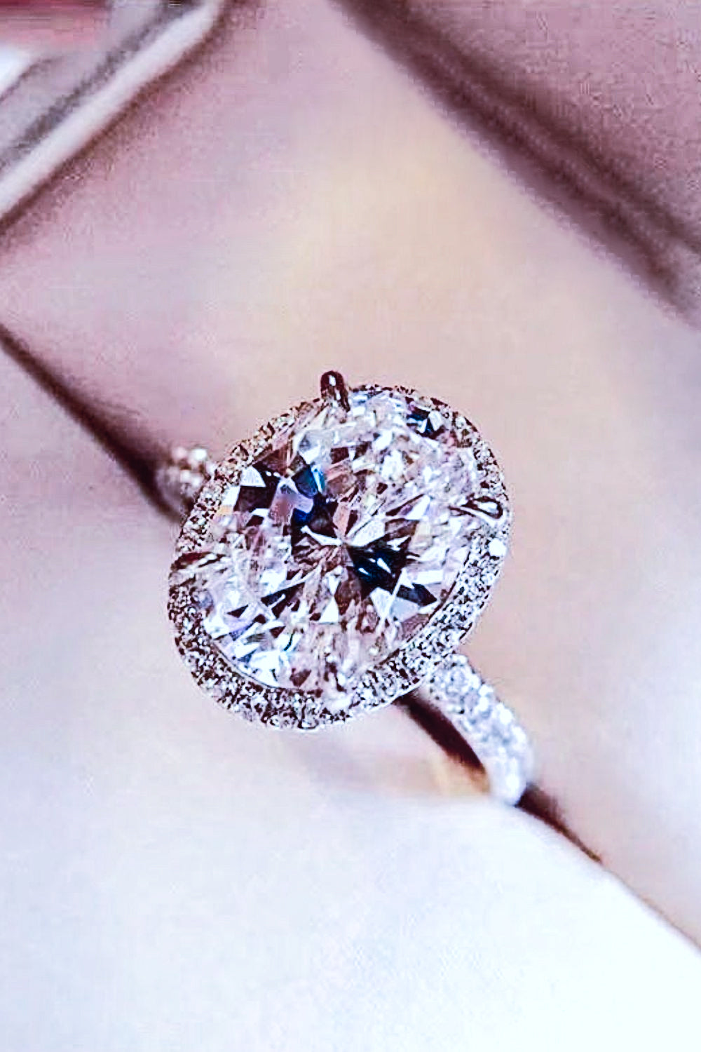 2 Carat Moissanite Platinum-Plated Ring - AllIn Computer