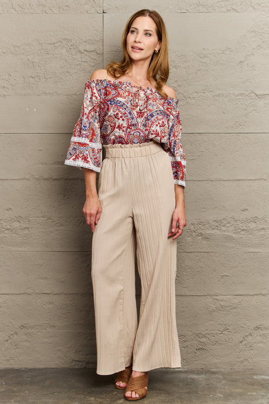 Off-Shoulder Bohemian Style Blouse - AllIn Computer