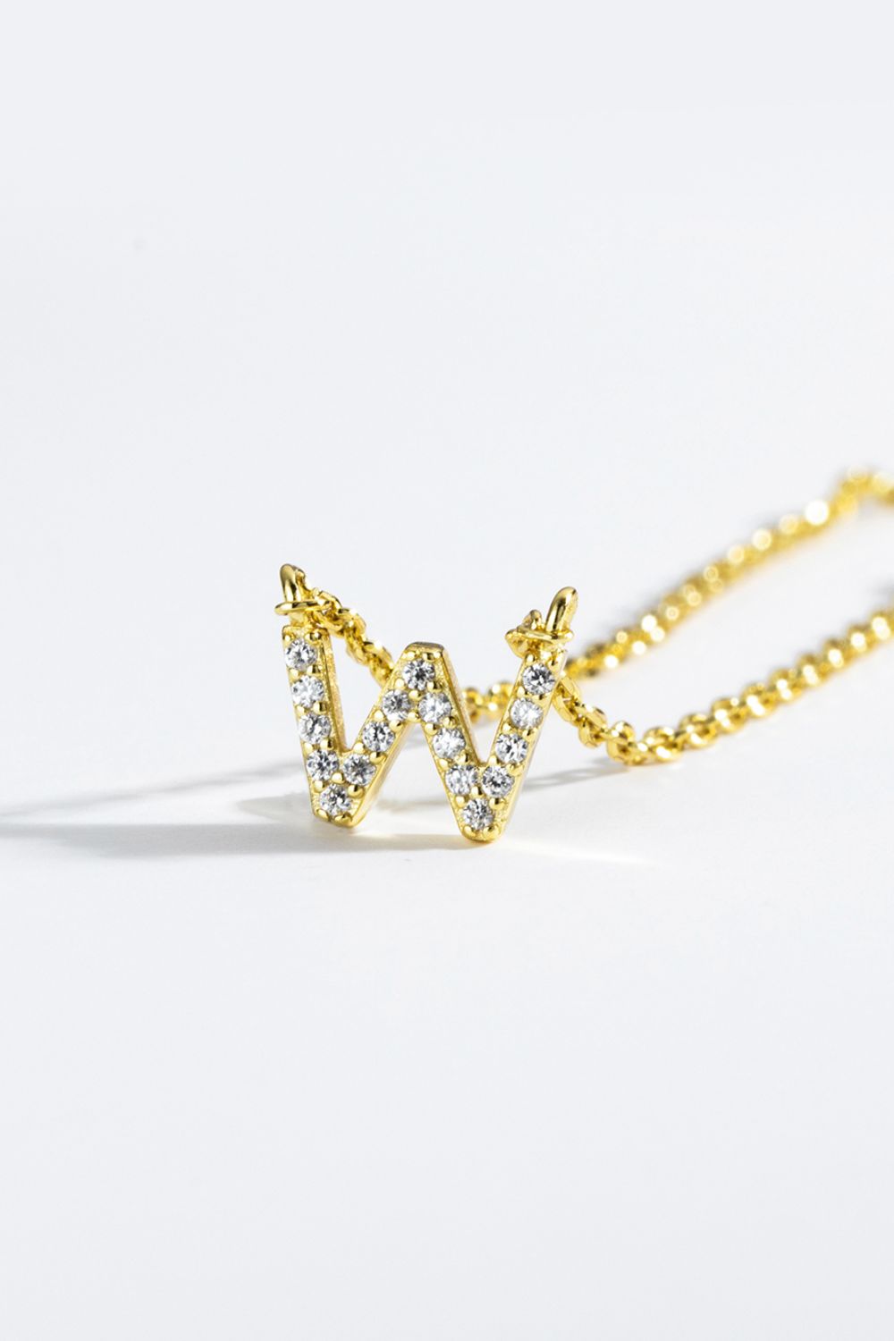 V To Z Zircon 925 Sterling Silver Necklace - AllIn Computer
