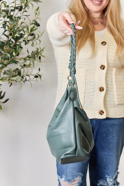 SHOMICO Braided Strap Shoulder Bag - AllIn Computer