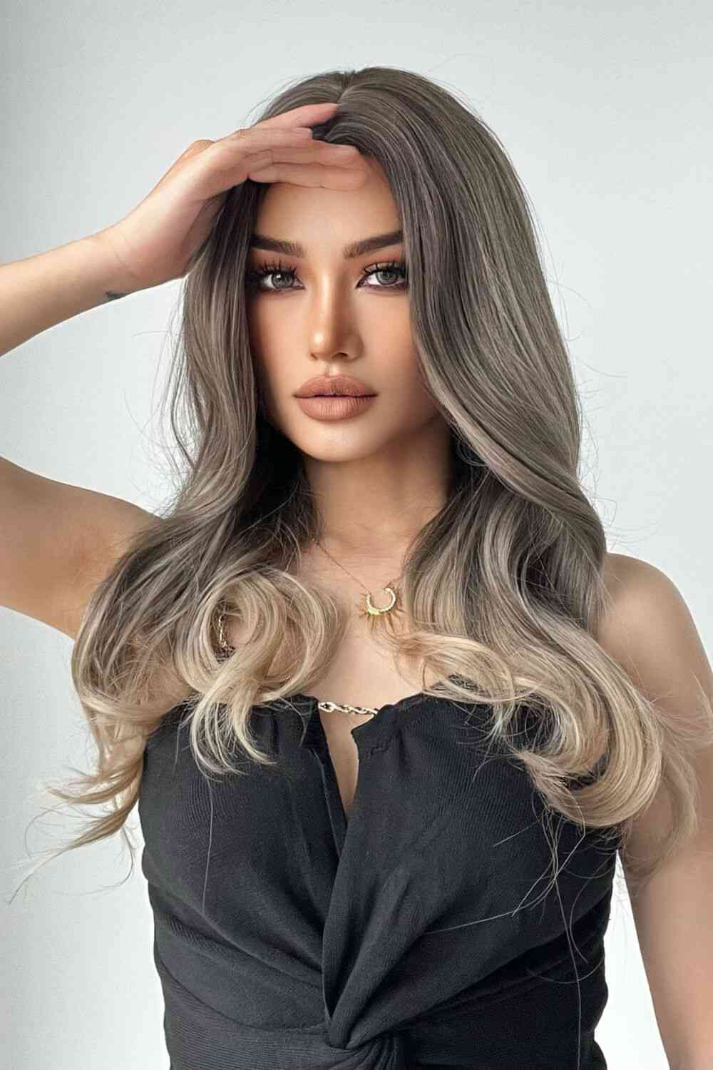 13*1" Full-Machine Wigs Synthetic Long Straight 24" - AllIn Computer