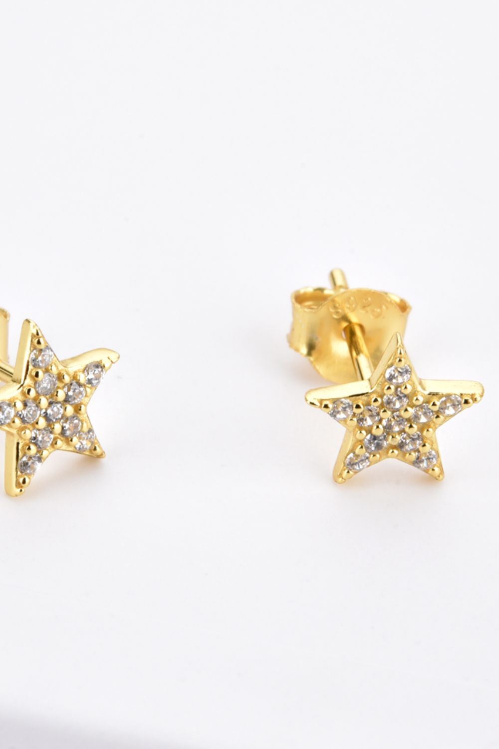 Zircon Decor Star Stud Earrings - AllIn Computer