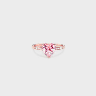 Heart Zircon 925 Sterling Silver Ring - AllIn Computer