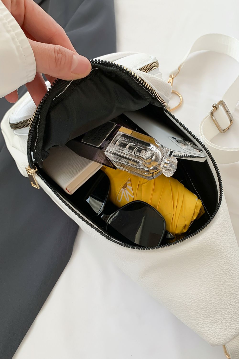 PU Leather Sling Bag - AllIn Computer