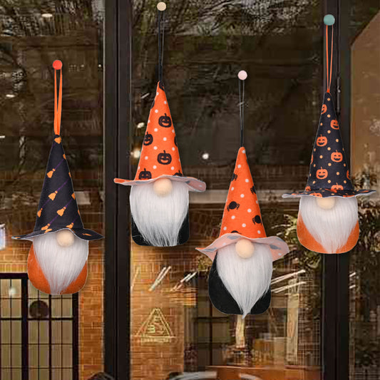 Assorted 2-Piece Halloween Element Gnome Hanging Widgets - AllIn Computer