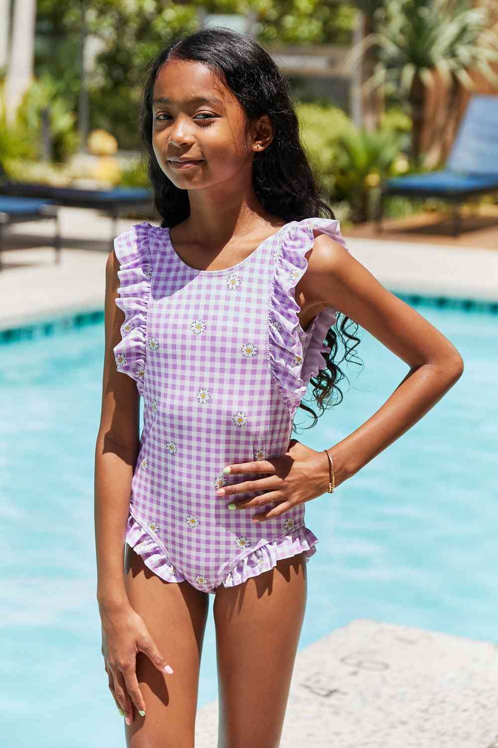 Marina West Swim Float On Ruffled One-Piece in Carnation Pink - AllIn Computer