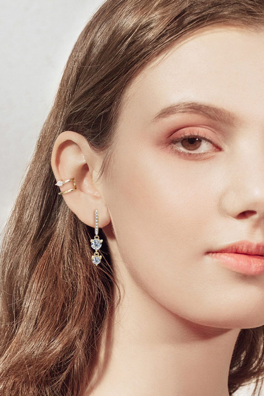 Adored Be The One Moissanite Drop Earrings - AllIn Computer