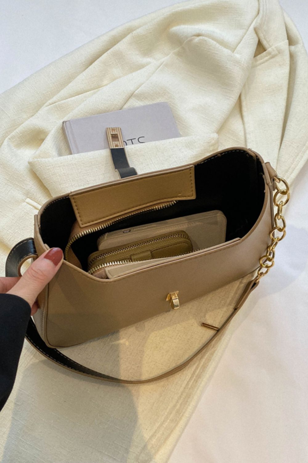 PU Leather Shoulder Bag - AllIn Computer