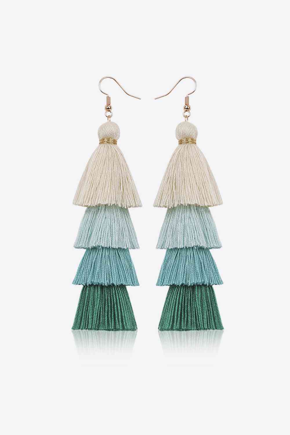Layered Tassel Earrings - AllIn Computer