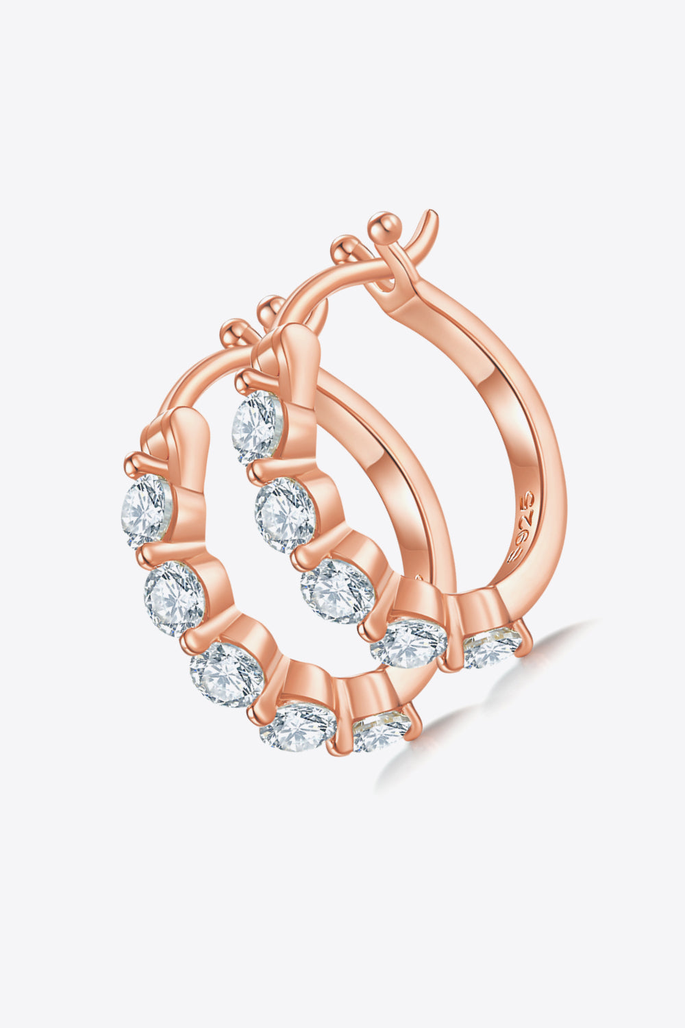 Adored 1 Carat Moissanite 925 Sterling Silver Earrings - AllIn Computer