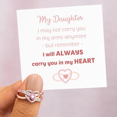 Heart Shape Zircon 925 Sterling Silver Ring - AllIn Computer