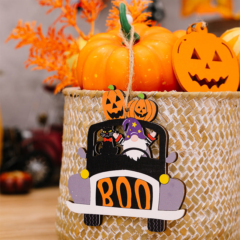 4-Piece Halloween Element Car-Shape Hanging Widgets - AllIn Computer