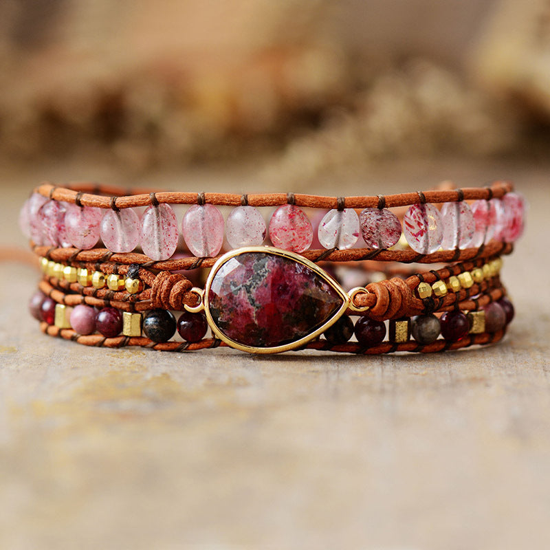 Natural Stone Layered Bracelet - AllIn Computer