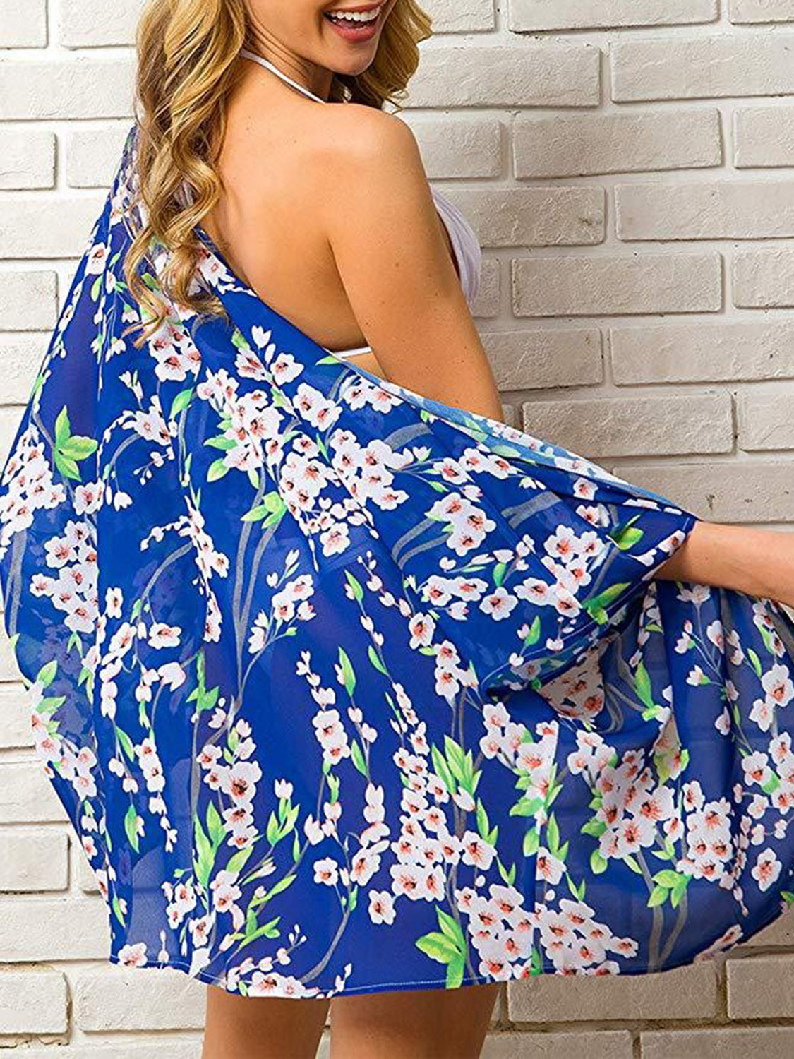 Open Front Half Sleeve Cover-Up - AllIn Computer
