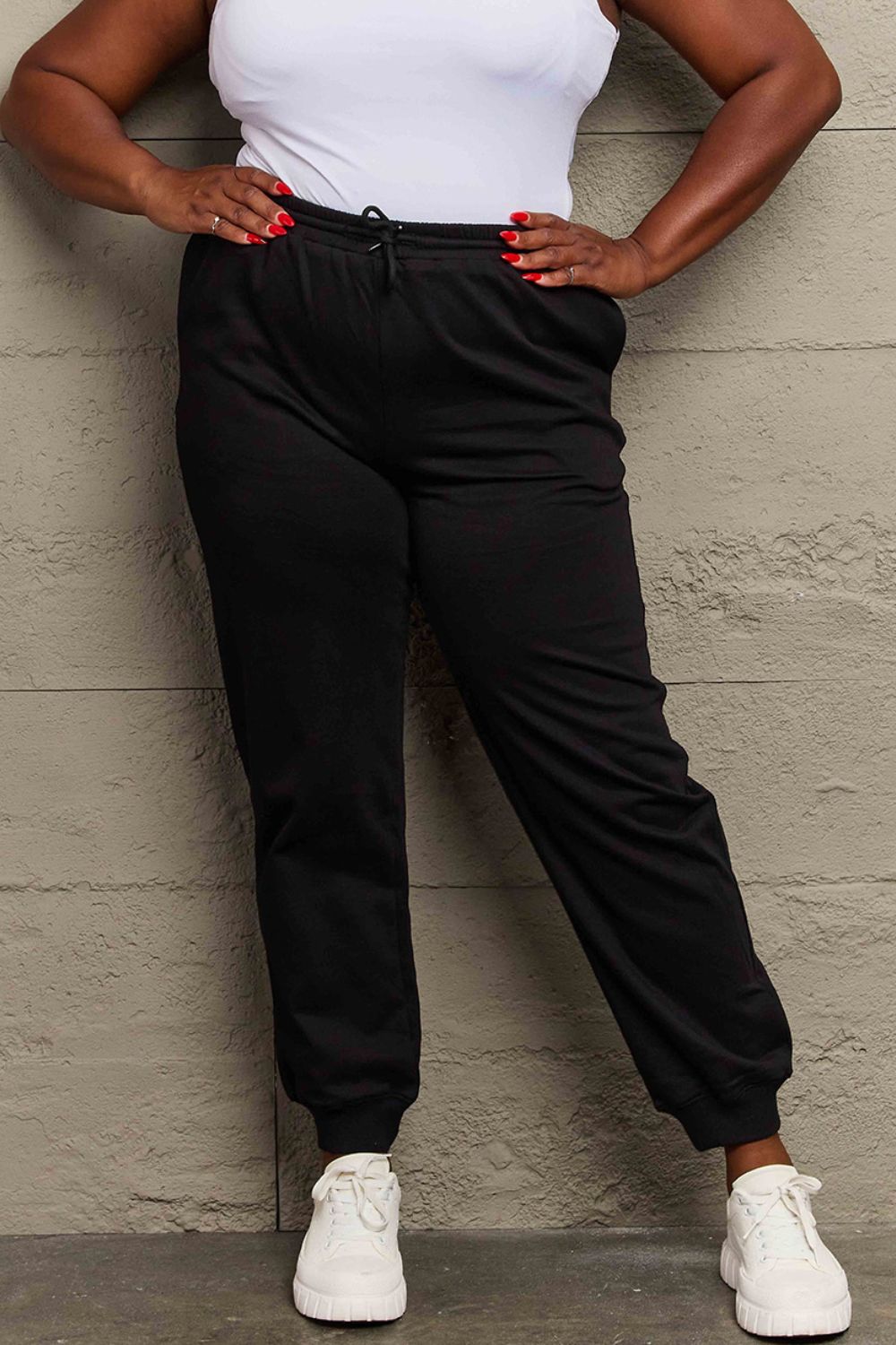 Simply Love Full Size Drawstring Sweatpants - AllIn Computer