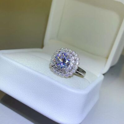 2 Carat Moissanite 925 Sterling Silver Ring - AllIn Computer