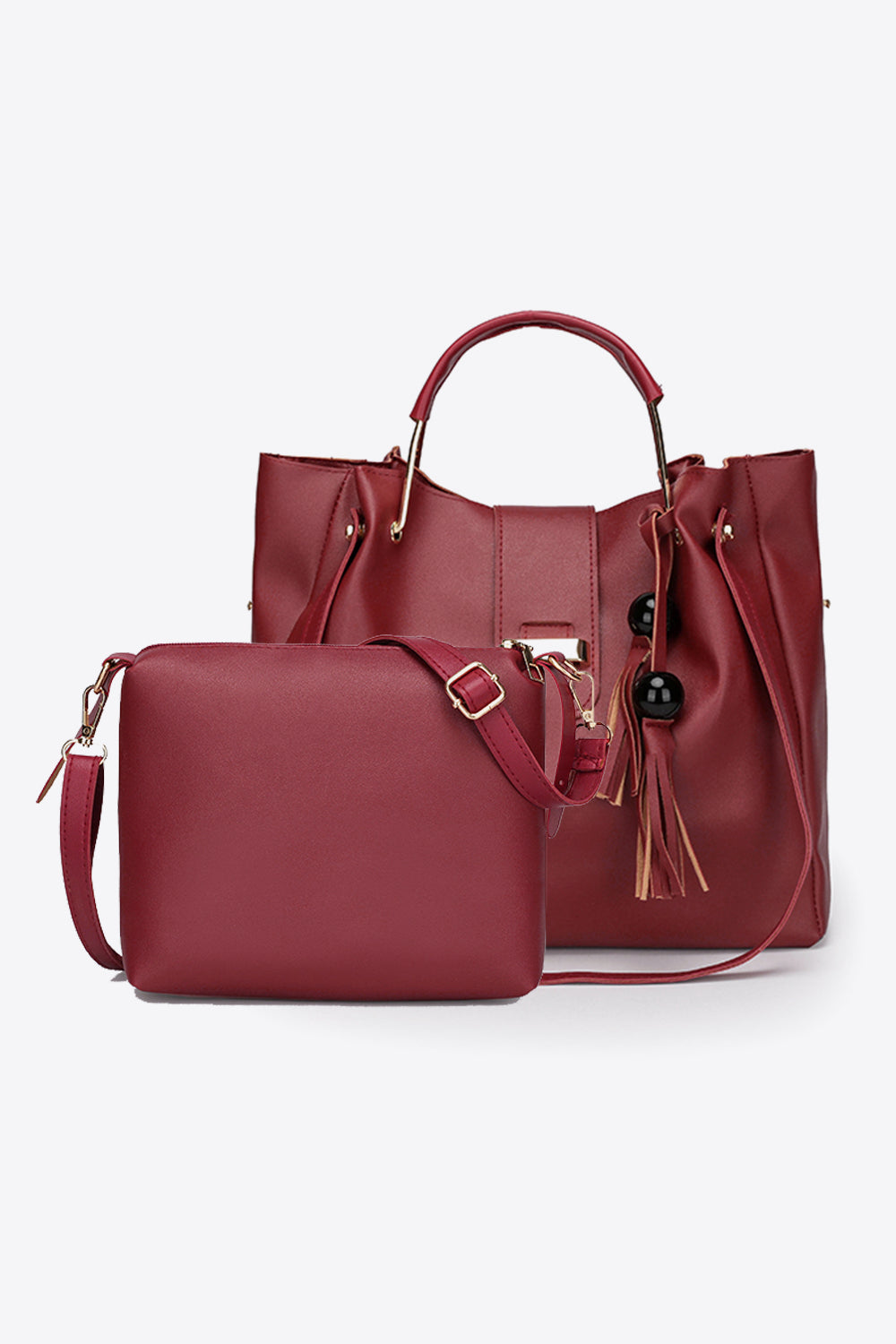 2-Piece PU Leather Bag Set - AllIn Computer