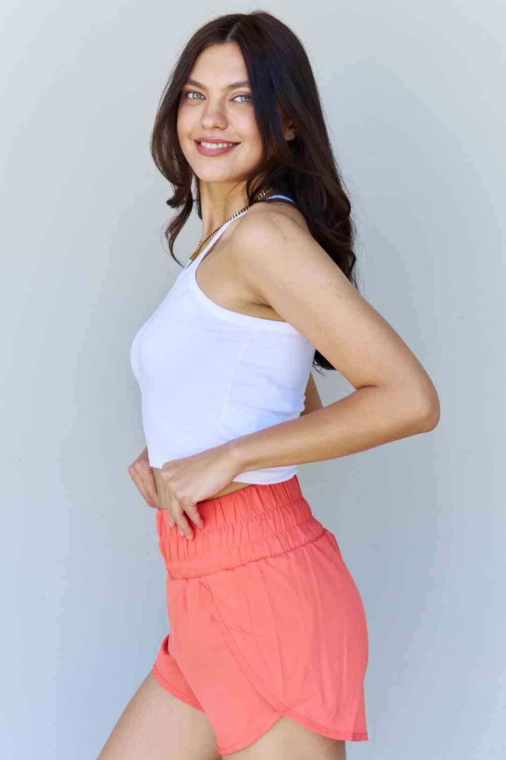 Ninexis Everyday Staple Soft Modal Short Strap Ribbed Tank Top in  Off White - AllIn Computer